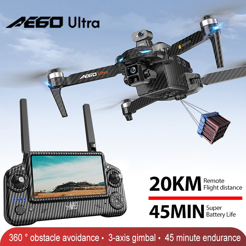 Profesjonalny dron AE60 GPS z  – Drone Racing Camera recenzja i cena